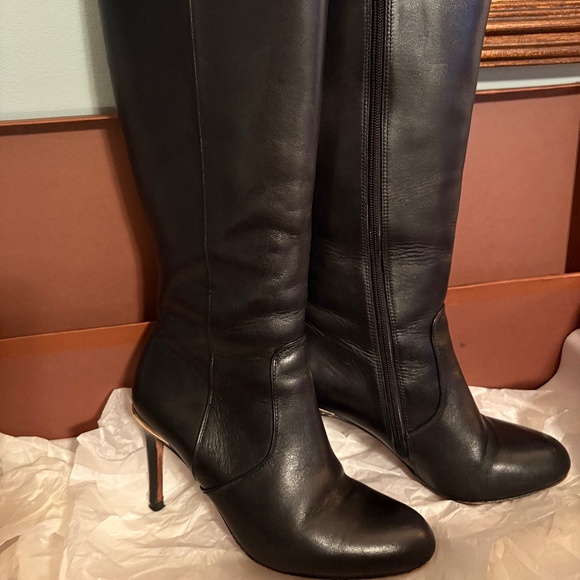 Coach leather boots 5.5 - Picture 1 of 4